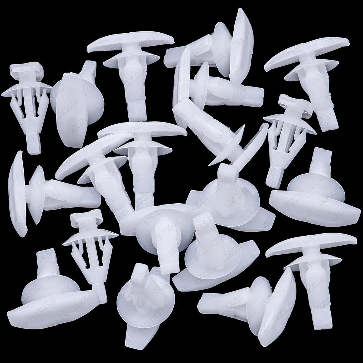 Rexka 20pcs Door Weatherstrip Retainer Clip 67867-12150 for Toyota Scion Lexus 4Runner Avalon Camry Celica Corolla FJ & Land Cruiser Highlander Prius RAV4 Tacoma Yaris ES GS GX is LS LX NX RC RX - Image 2