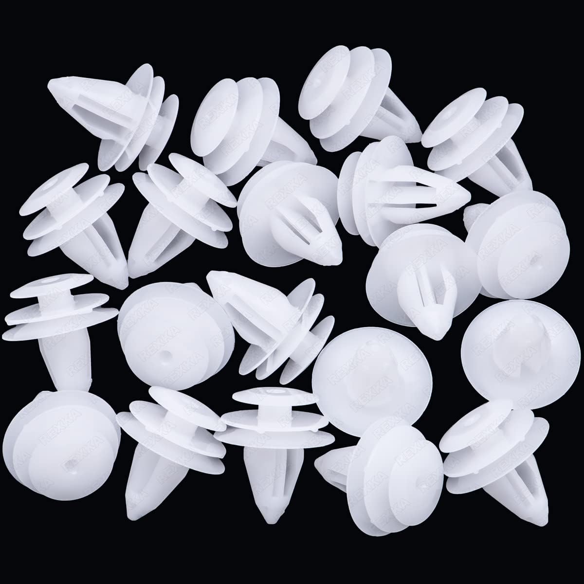 Rexka 20pcs Door Trim Panel Clips Compatible with Nissan Infiniti 01553-09791 350Z Altima Frontier Maxima Pathfinder Quest Sentra Titan Xterra - Image 2