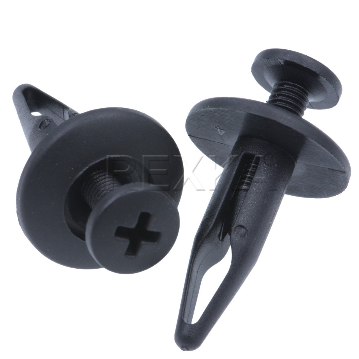 Rexka 30pcs Radiator Shroud & Trim Retainer Push-Type Clips Rivet Compatible with GM 20664092 Ford N804570S - Image 6