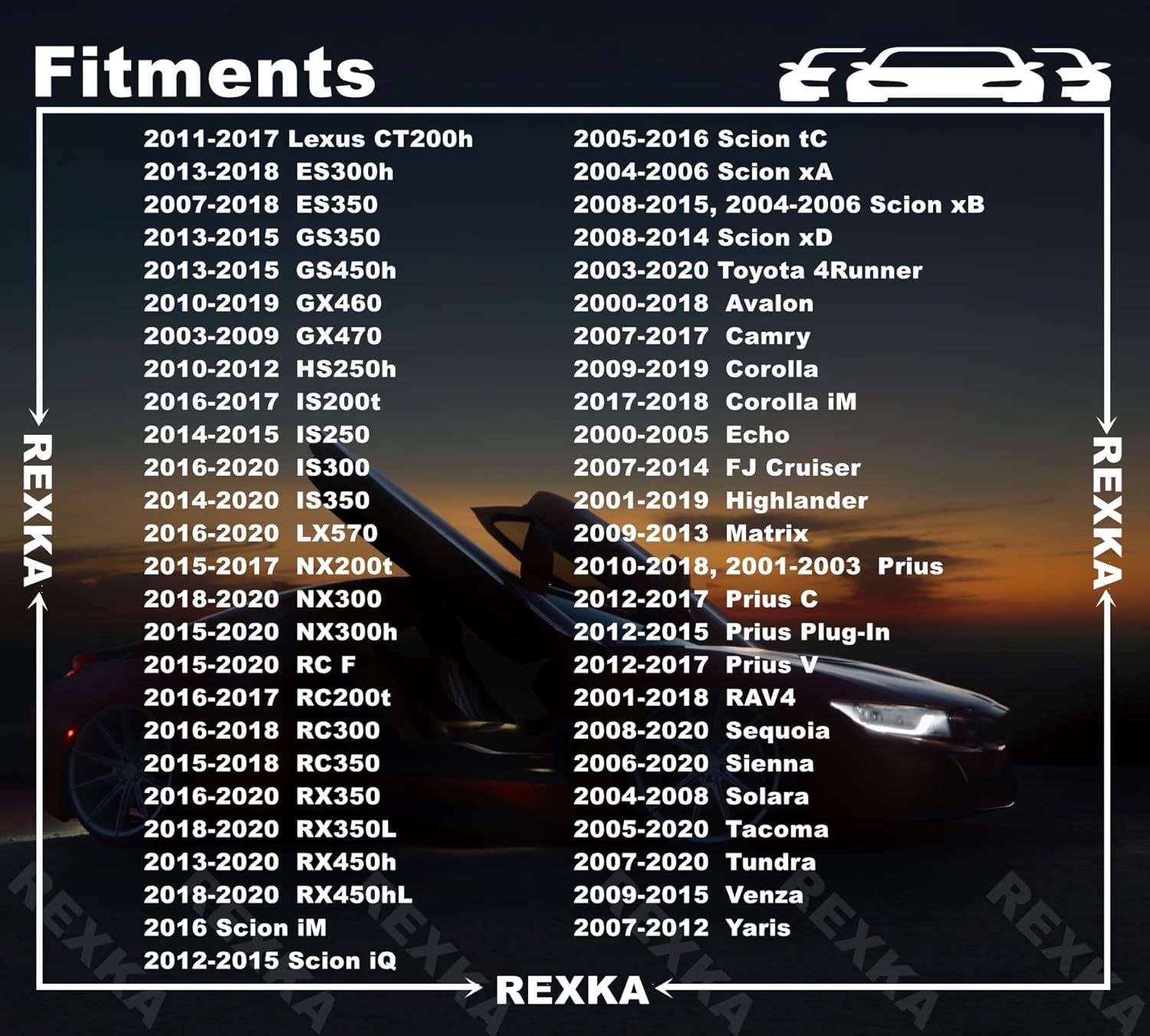 Rexka 10pcs Bumper Cover Cowl Grille Headlight Mounting Grommet Nylon Retainer Nut for Toyota Lexus 90189-05142 - Image 3