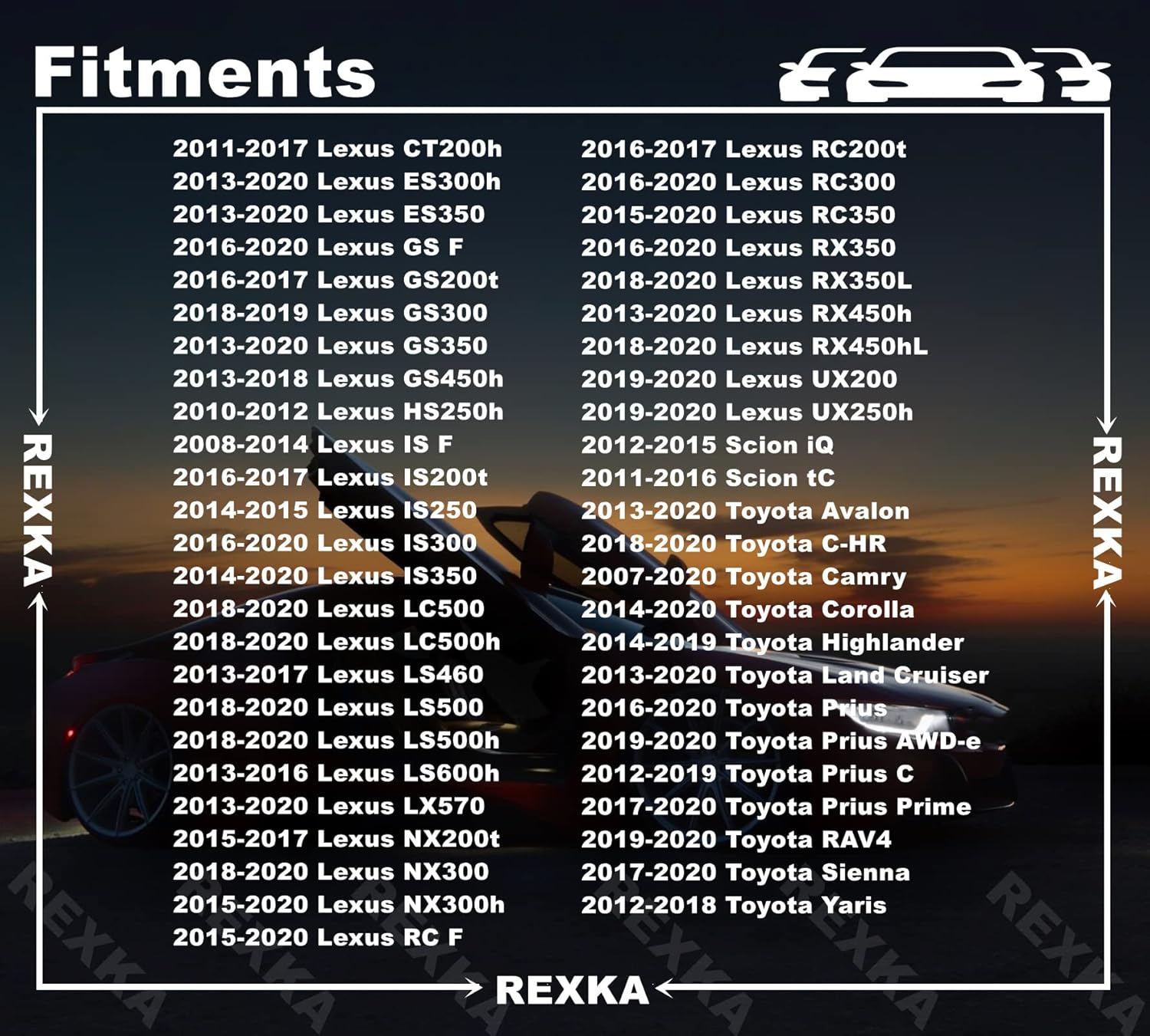 Rexka 30pcs Radiator Splash Shield Front Fender Liner Push-Type Retainer Clips Fasteners for Toyota Lexus 90467-07214 Toyota Splash Guard Clips - Image 3