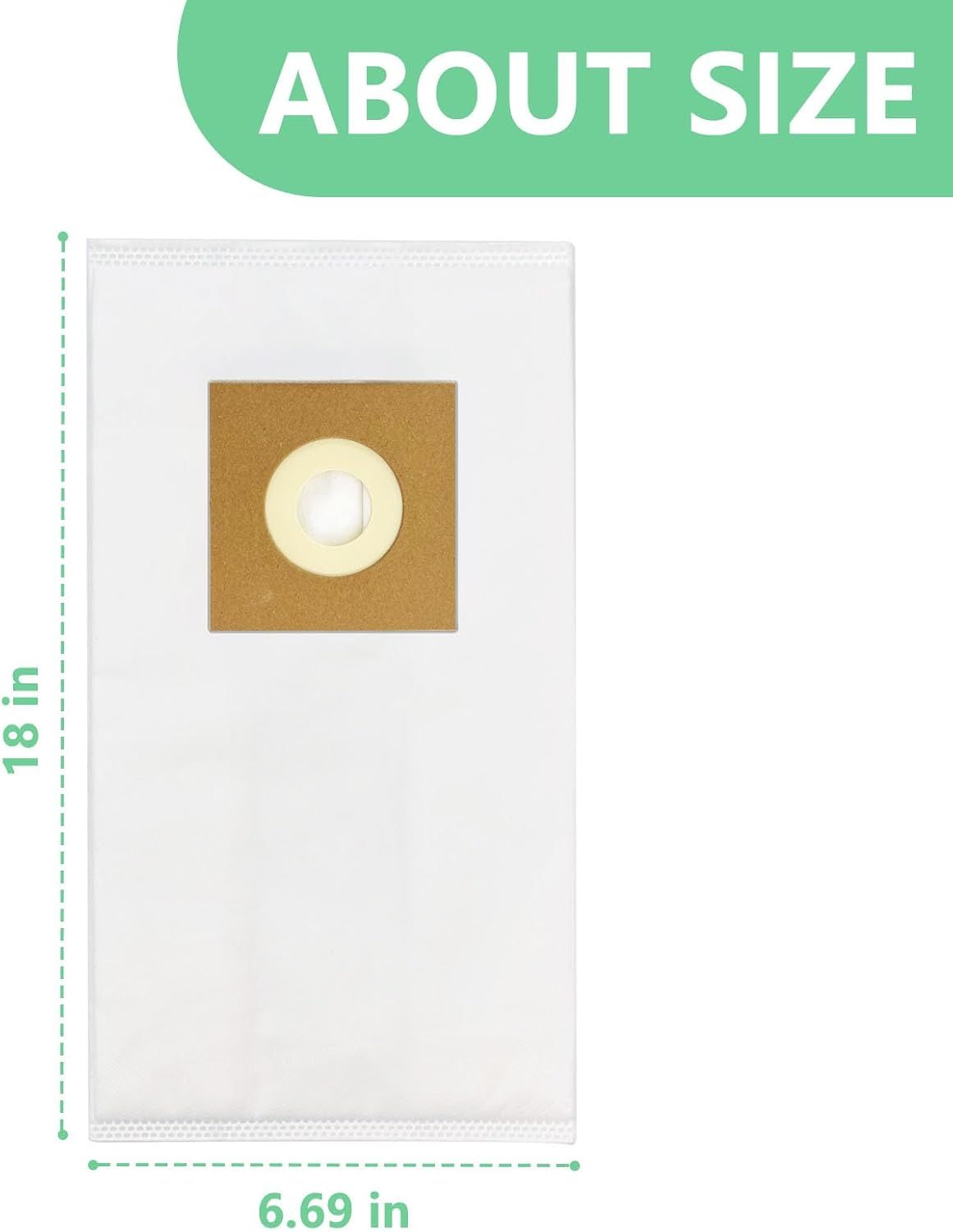 8 Pack Type Y Vacuum Bags or Hoover WindTunnel Upright Style Y, Z, YZ Vacuum Cleaners, Replace Part 4010100Y or Hoover Vacuum Bags Reill - Image 2