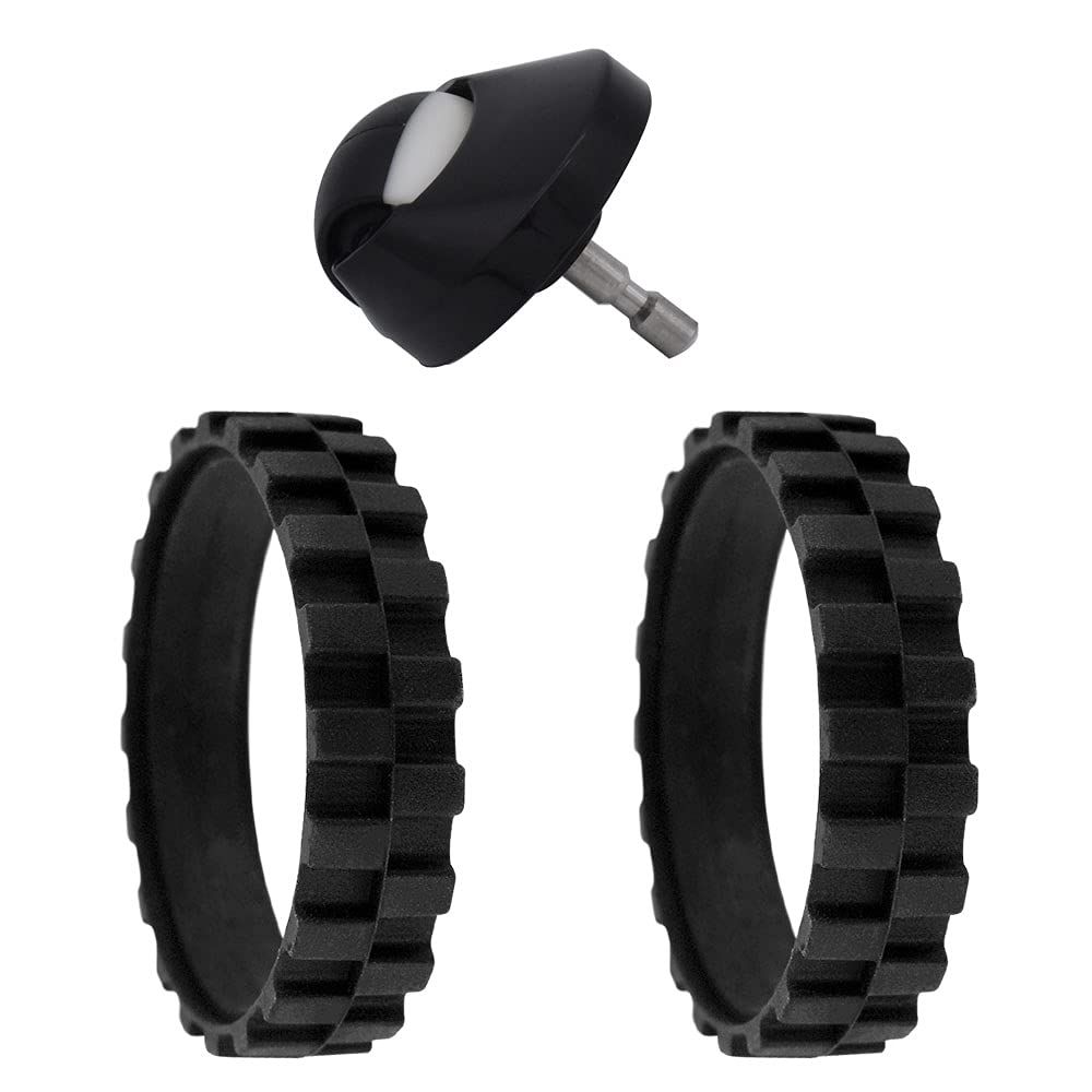Replacement ront Caster Ball Wheel Tire Kit Compatible with iRobot Roomba 500, 600, 700, 800, 900, e and i Series Models. - Image 1