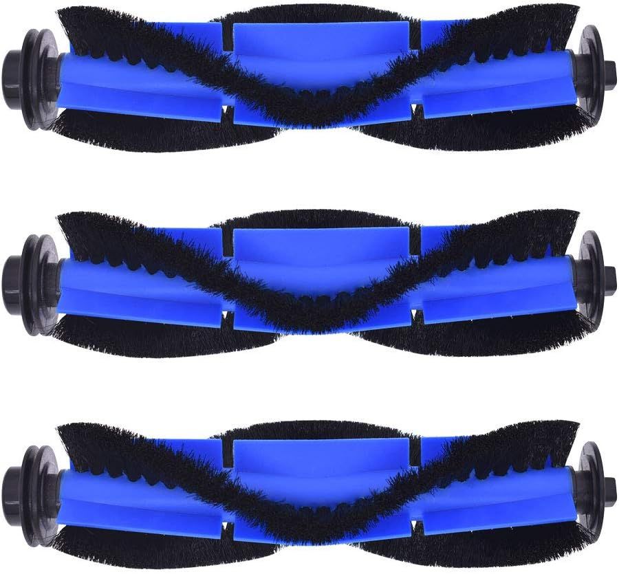 Replacement Rolling Brushes Rollers Compatible with euy RoboVac 11S, 15T, 30, 30C, 15C, 12, 25C, 35C, 11S Max, 15C Max, G20, G30, G30 Edge, Robot Vacuums Parts, 3-Pack. - Image 1