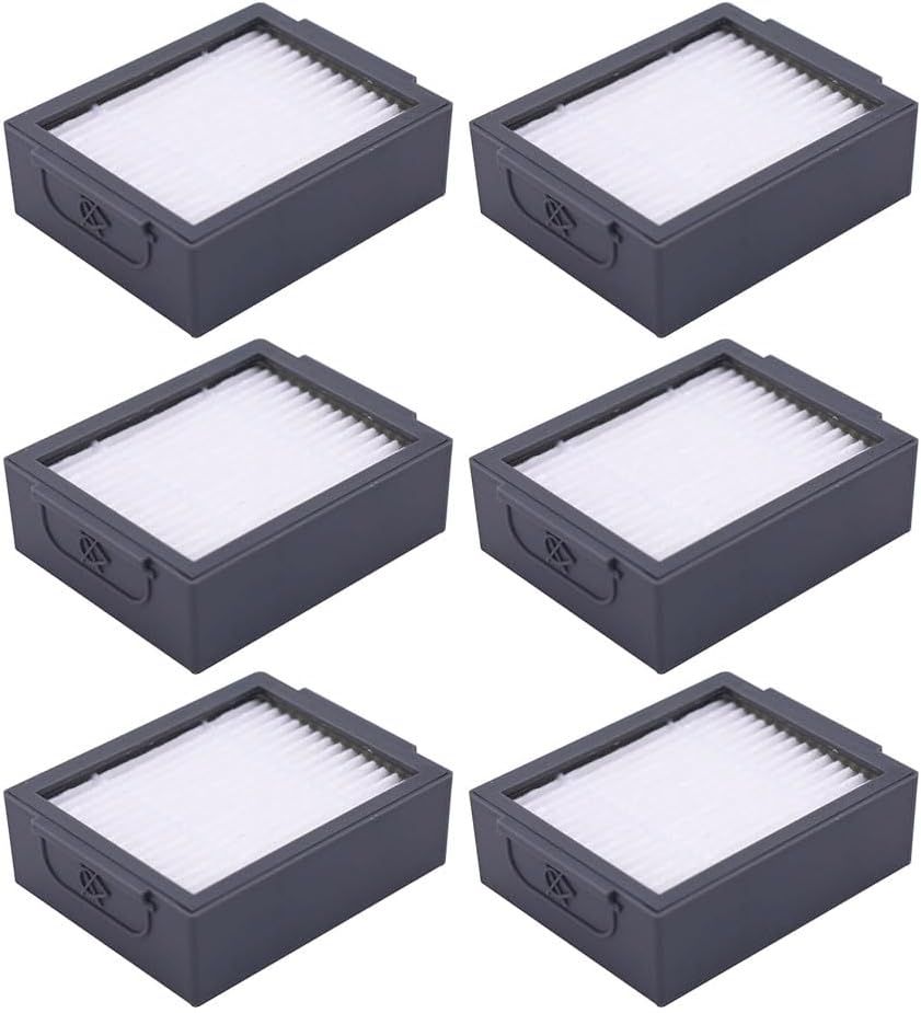 Replacement ilters Compatible with iRobot Roomba e i & j Series E5 E6 i1 i1+ i3 i3+ i4 i4+ i6 i6+ i7 i7+ i8 i8+ j7 j7+ and Combo j5 j5+ i5 i5+ Plus Robot Vacuums, 6-pack - Image 1