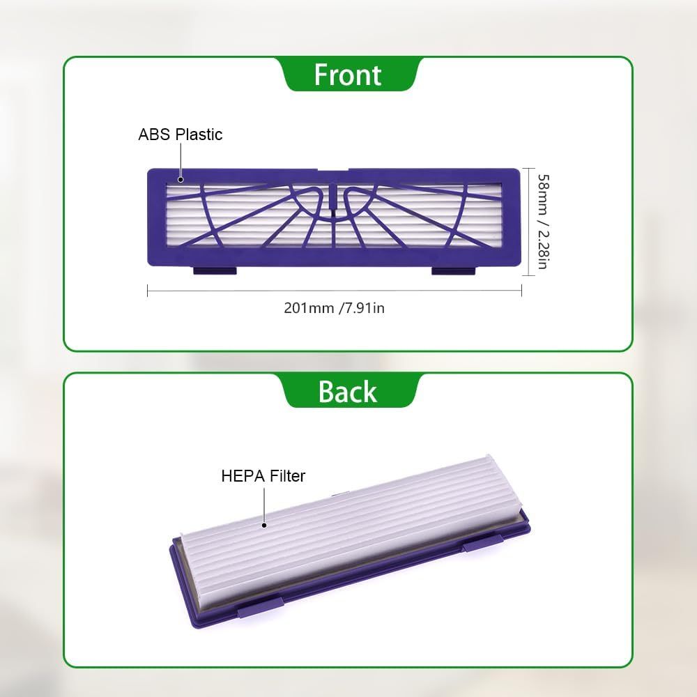 Replacement ilters Compatible with Neato Connected D3 D4 D Series D75 D80 D85 and Botvac Series 65 70e 75 80 85 Robot Vacuum Parts Accessories High Perormance, 7-Pack. - Image 2