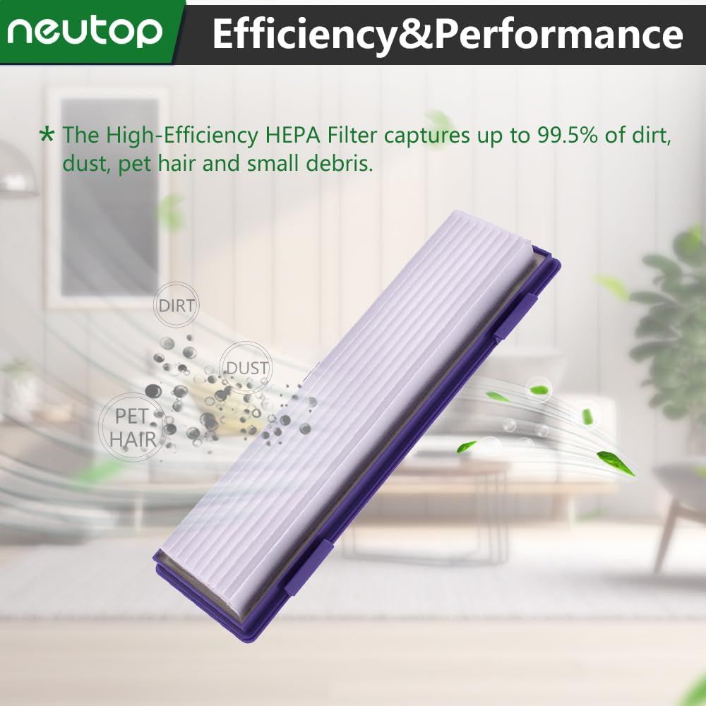 Replacement ilters Compatible with Neato Connected D3 D4 D Series D75 D80 D85 and Botvac Series 65 70e 75 80 85 Robot Vacuum Parts Accessories High Perormance, 7-Pack. - Image 5