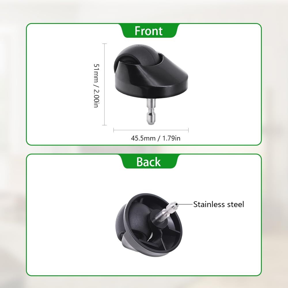 Replacement Part Caster ront Wheel Compatible with All iRobot Roomba 500, 600, 700, 800, 900, e, i, & j Series Robot Vacuum and Mop, 2-Pack. - Image 5