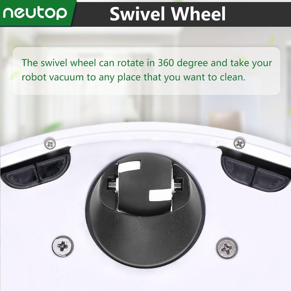 Replacement Caster ront Wheel Compatible with euy RoboVac 11S, 30, 30C, 35C, 12, 15C, 15T, 11S/15C/30C Max, Robot Vacuum, 2-Pack. - Image 4
