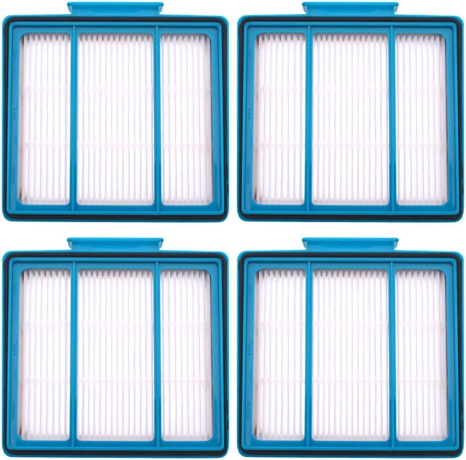 Pre-Motor ilters Compatible with Shark IQ Series RV1001, RV1001AE, AV1002, AV1002AE, AV1010AE, AV970, AV993, RV1100VRUS, UR1000SR, UR1100, UR1105ARUS, Sel-Empty XL Robot Vacuums, 4-Pack. - Image 1
