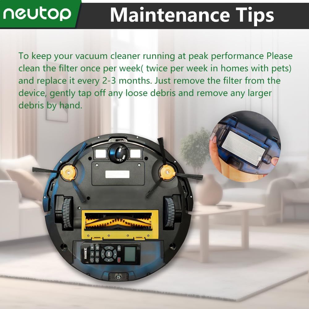 Replacement ilters Compatible with Ecovacs Deebot N79S N79 DN622 DN622.11 DN622.31 N79W N79se Deebot 500 DC3G and Yeedi K600 K700, Robot Vacuums, 9-Pack. - Image 6