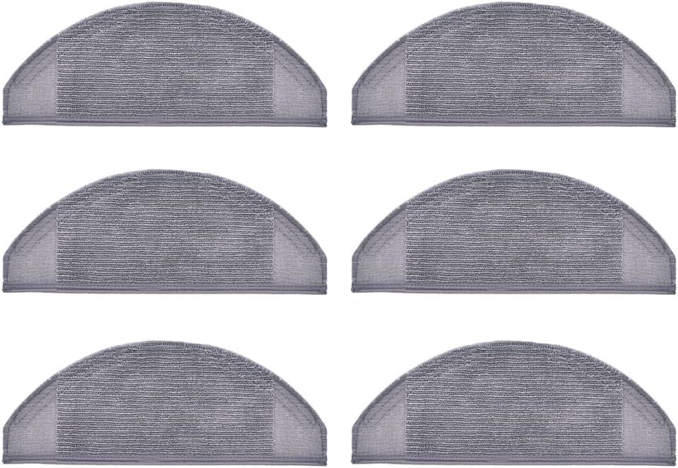 Washable Mopping Cloth Compatible with euy RoboVac X8 Hybrid Robot Vacuum and Mop Cleaners Spare Replacement Parts Accessories, 6-Pack. - Image 1