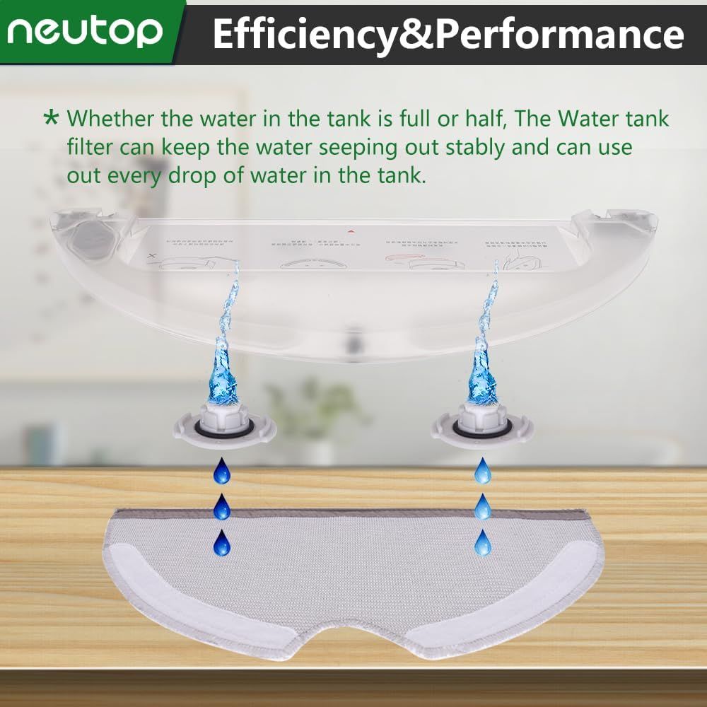 Mop Cloths Pads Water Tank ilter Compatible with  Q7, Q7 Max, S6, S6 Pure/MaxV, S5 Max, S5, S4, E5, E4, E35 and E2 Robot Vacuums, 18-Pack. - Image 6