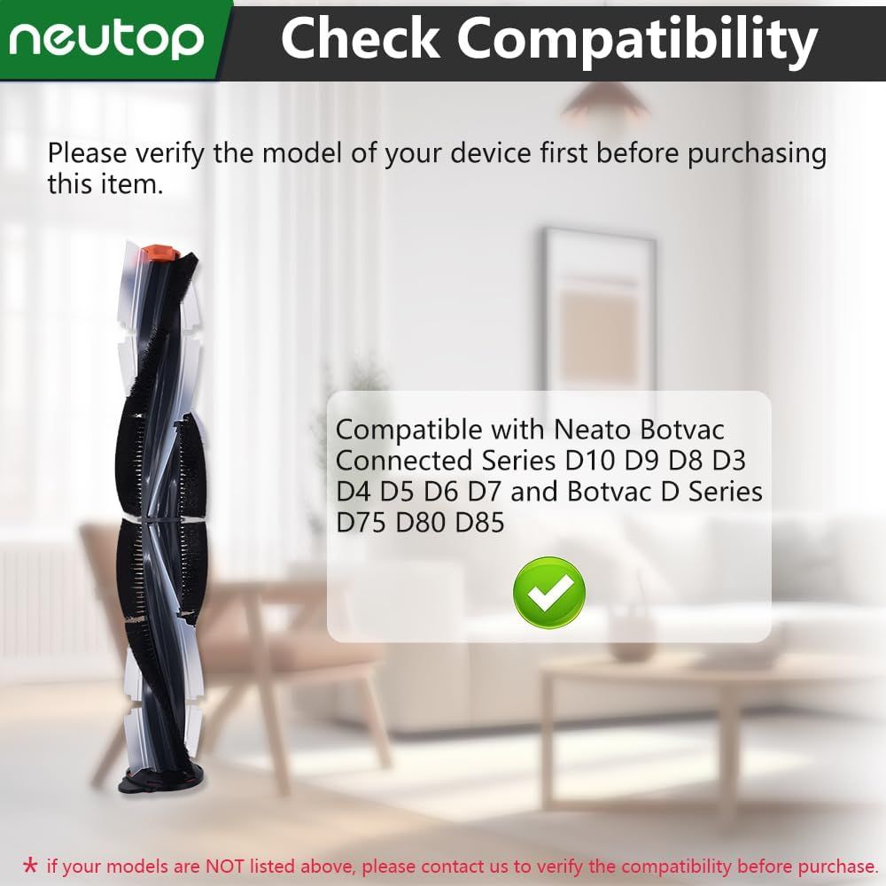 Replacement Brush Compatible with Neato Botvac Connected Series D10 D9 D8 D3 D4 D5 D6 D7 and Botvac D Series D75 D80 D85 Robot Vacuum Parts Accessories. - Image 3