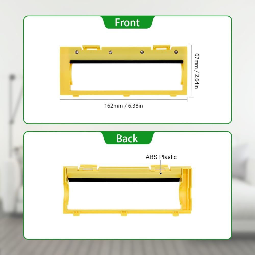 Replacement Brush Guards Covers Compatible with Ecovacs N79S N79T N79 DN622 DN622.11 DN622.31 N79W N79se 500 600 601 661 DC3G and yeedi K600 K601G K700 Robot Vacuum Accessories, 2-Pack. - Image 2