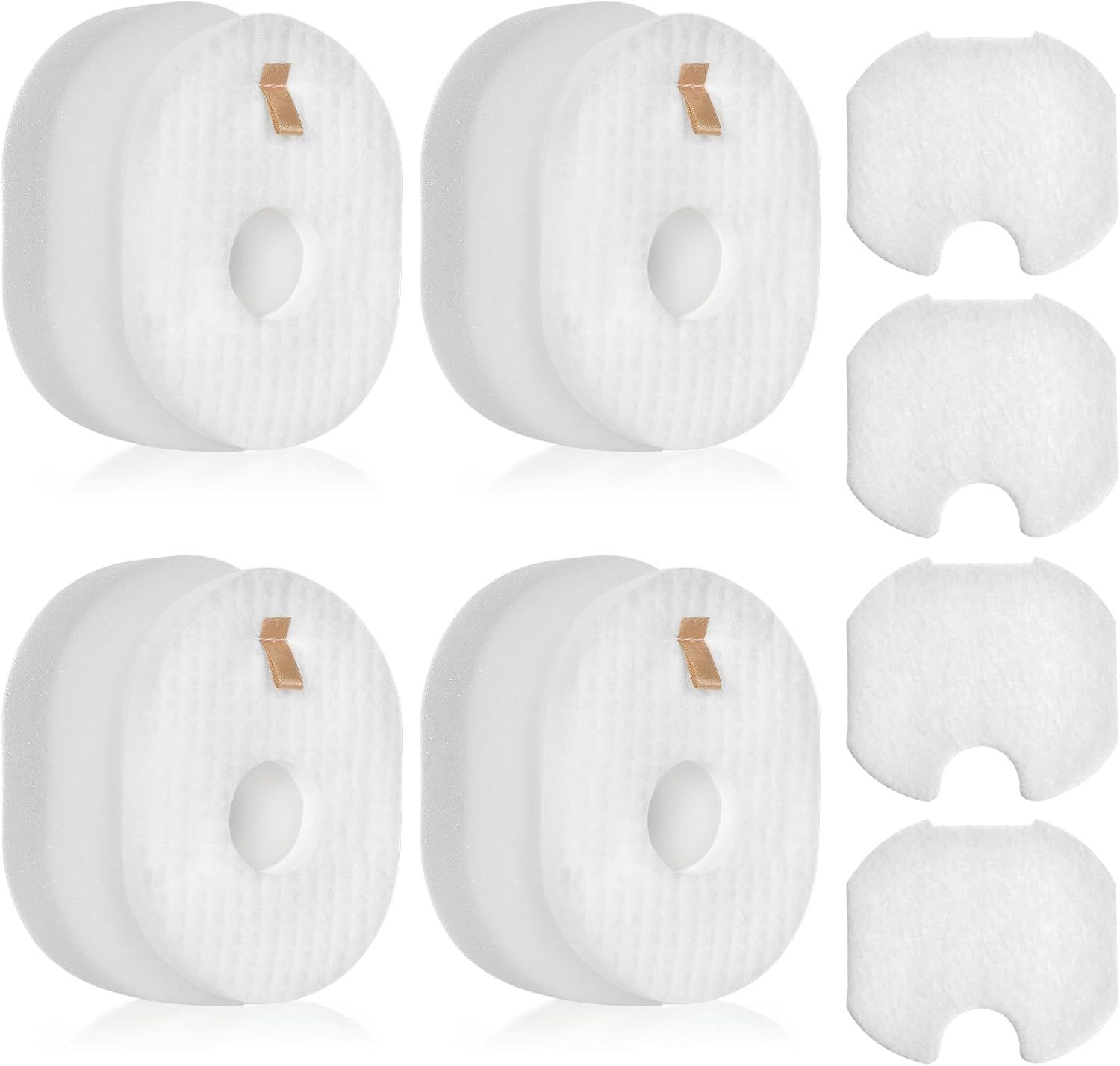 4 Pack ilter Replacement or Shark Rocket HV301, HV302, HV30126, HV300, HV305, HV292, HV307Q, QS301Q, HV310, UV450 Ultralight Corded Stick Vacuum, Part #XV300, 4 oam + elt + Post ilters - Image 1