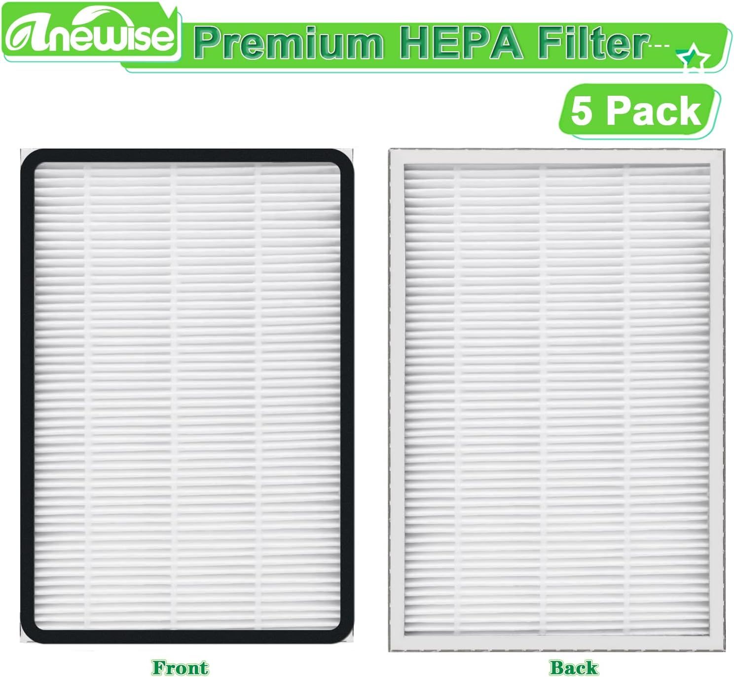 5 Pack E-1 HEPA Media ilter Replacement or Kenmore 86889, 20-86889, 40324, 53295 Canister and Upright Vacuum Cleaner, or Panasonic Part MC-V199H - Image 5