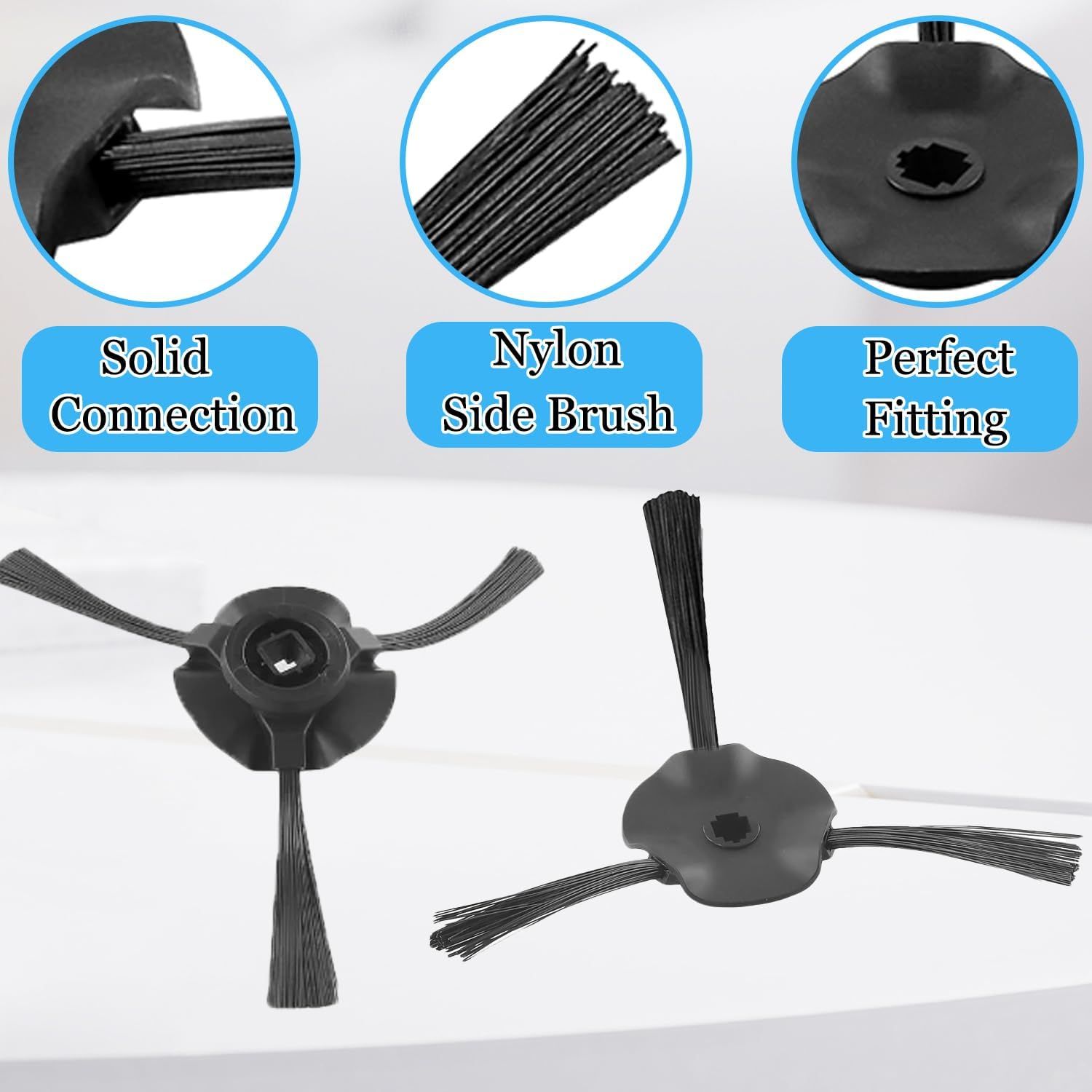 Side Brush or Shark RV2310, RV2310AE, AV2310, AV2310AE, RV2300, RV2300S, RV2320S, UR2350AE Matrix Robot Vacuum Cleaner Replacement Parts - 6 Pack - Image 5