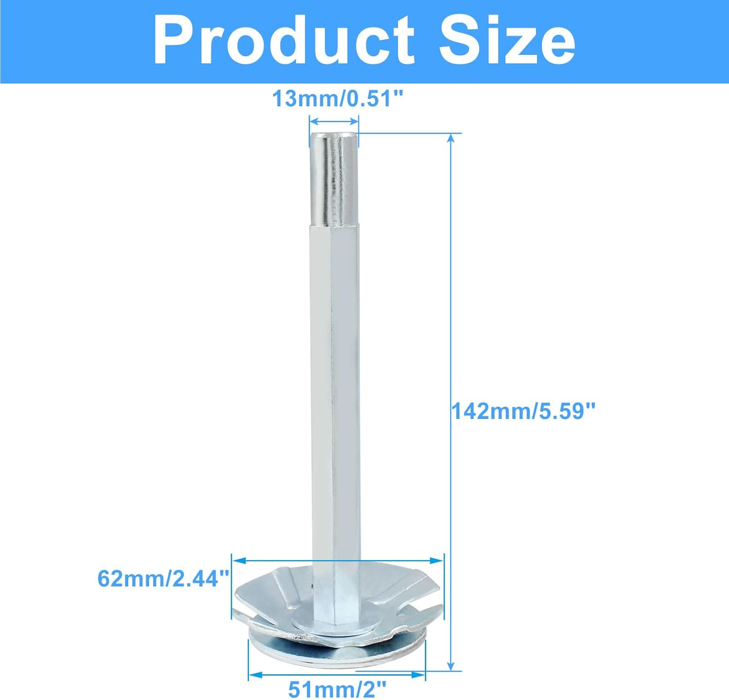 Biaungdo 2 Inch Plumbing PVC Pipe Reamer Cutter, PVC Pipe Fitting Socket Saver Pipe Reamer Tool for Removing SCH 40 from Hub, Fits 1/2 Inch Speed Power Drill - Image 2