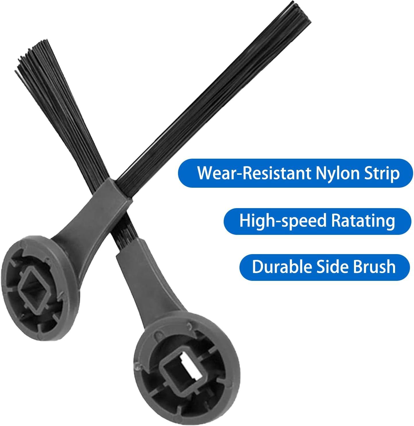 Side Brush or Shark AI AV2501S, AV2501AE, RV2502AE, RV2520AOUS, AV2510AOUS, RV2610WA, AV2610WA, RV2820ZE Robotic Vacuum Cleaner Replacement Parts Accessories - 10 Pack - Image 4