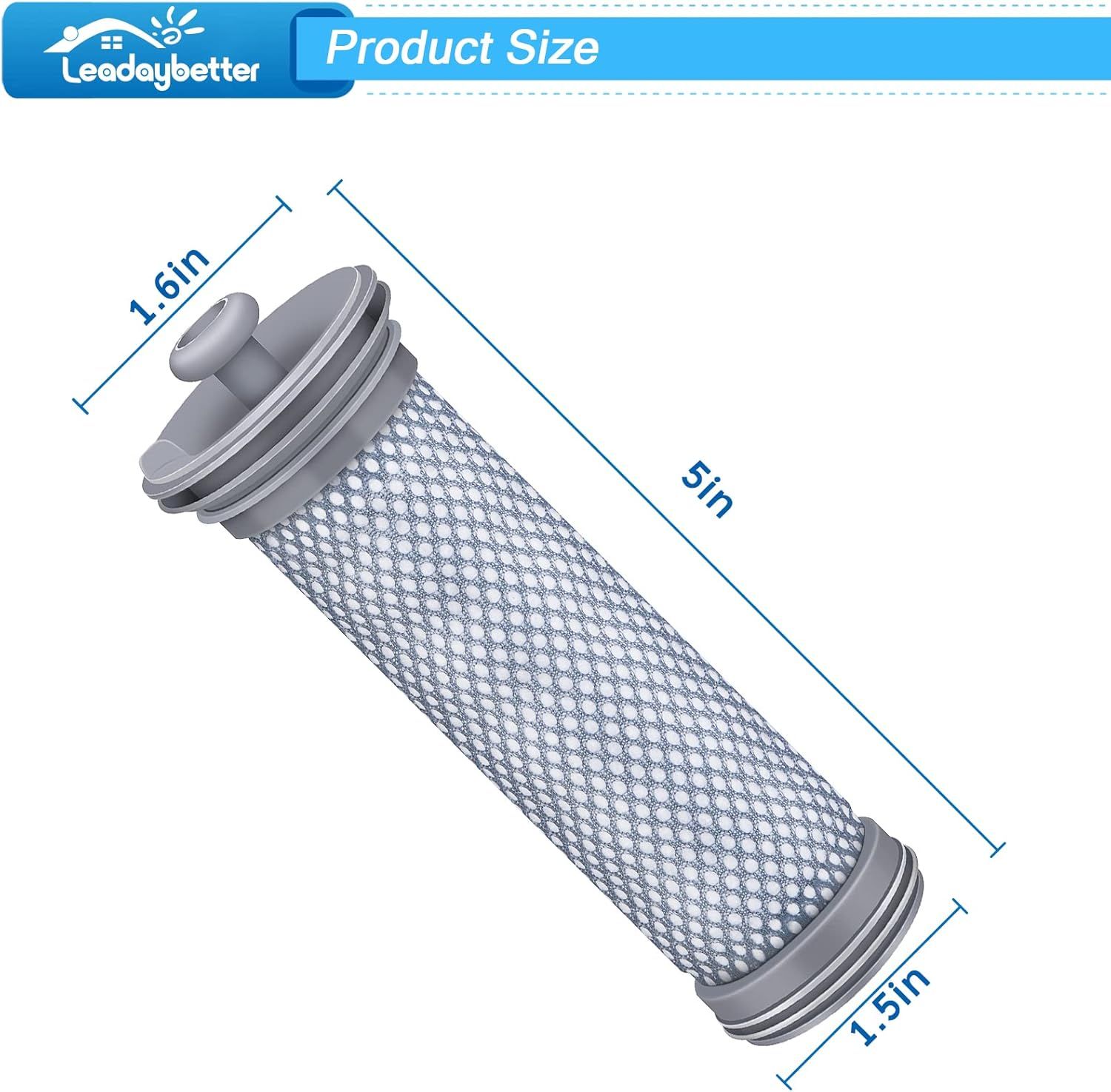 ilter Replacement Compatible with Tineco A10 A11 Hero A10/A11 Master PURE ONE S11 Series S12 X Cordless Vacuum Cleaner, 4 Pack or Tineco A11 ilters - Image 2