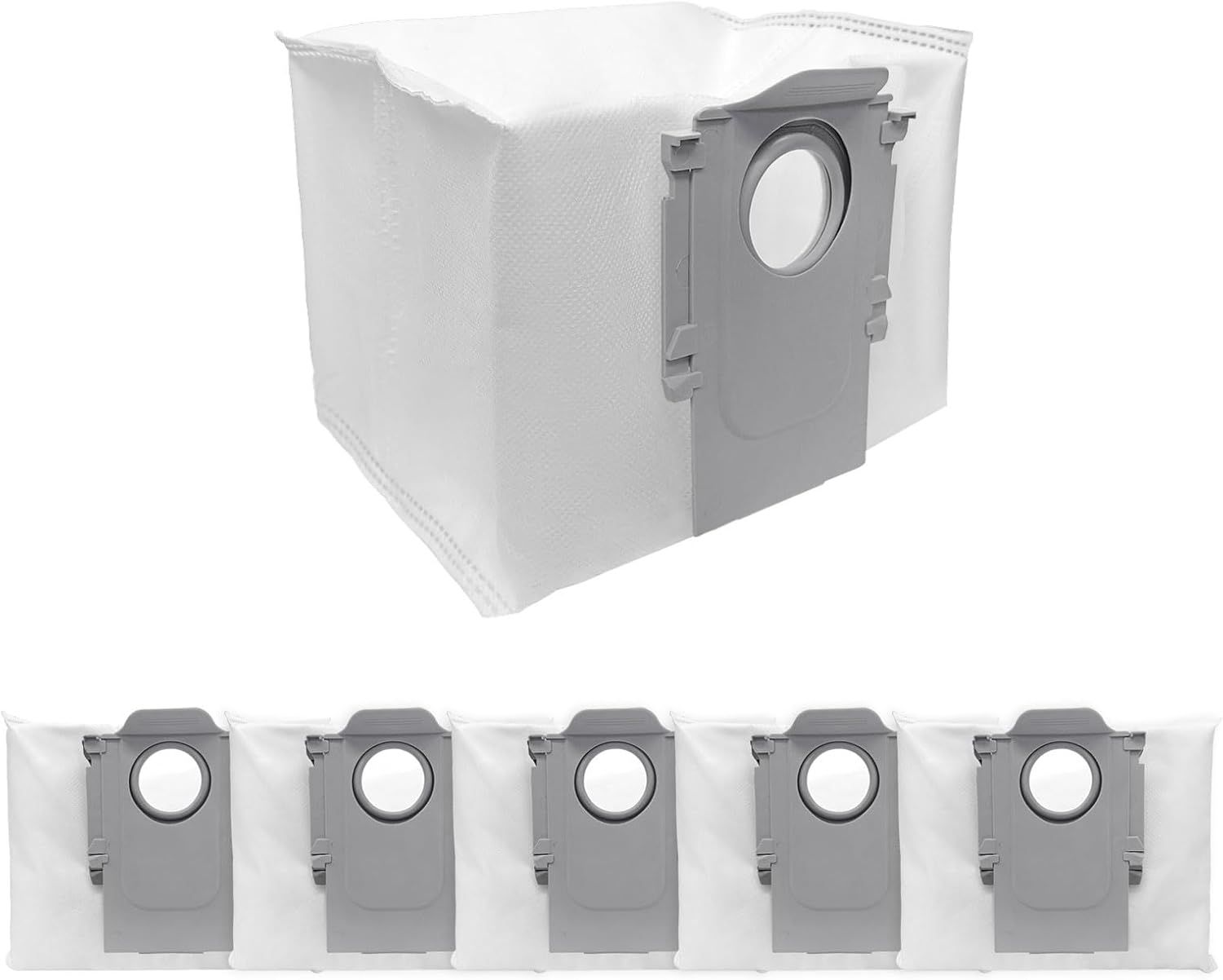 6 Pcs Replacement Reill Dust Bags Compatible with  Q10 S5+, Q10 X5+, Q7 M5+, Q5 Max+, Q5+, S8 Pro Ultra, S8+, Q7 Max+, Q8 Max+, Robotic Vacuums 3L Large Capacity - Image 1