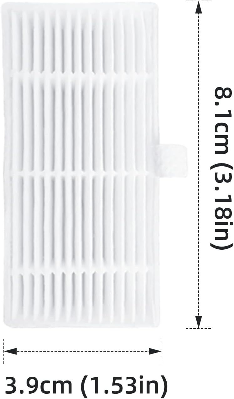 Replacement Parts or MAMNV BR150 BR151 BR152 BR153 BR154 also it ZCWA, GTTVO, ONSON, SHELIKI Robotic Cleaners: 4 Side Brushes, 4 HEPA ilters, 2 Mop Pads - Image 2