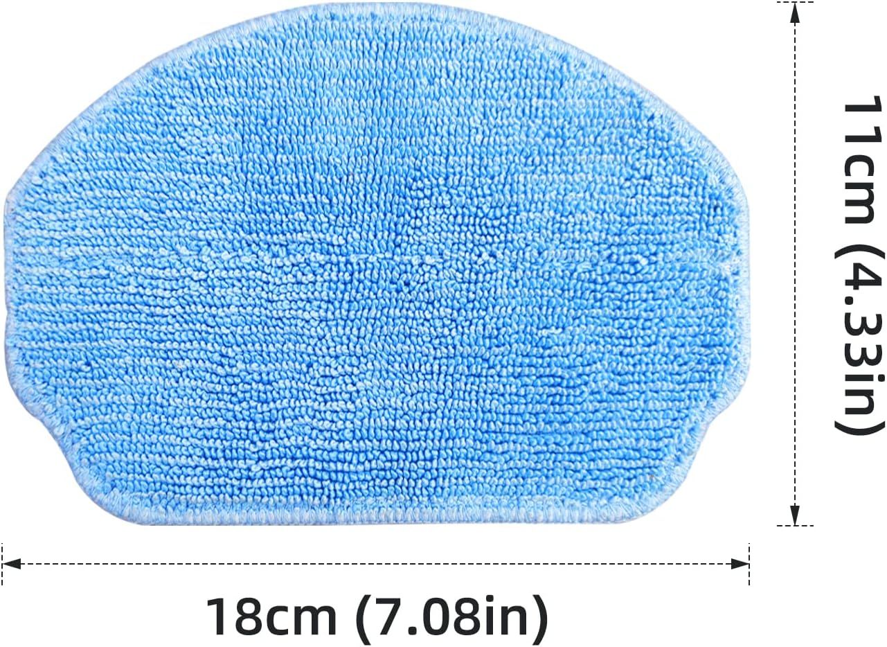 Replacement Parts or MAMNV BR150 BR151 BR152 BR153 BR154 also it ZCWA, GTTVO, ONSON, SHELIKI Robotic Cleaners: 4 Side Brushes, 4 HEPA ilters, 2 Mop Pads - Image 7