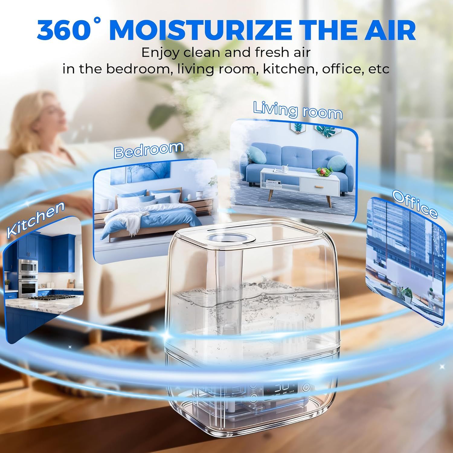 30-Pack Top ill Humidiier Replacement ilters or LEVOIT Classic160, Dual150, Dual200S, Classic300(S), LV600S, OasisMist 450S, Superior6000S Series Humidiiers by - Image 8