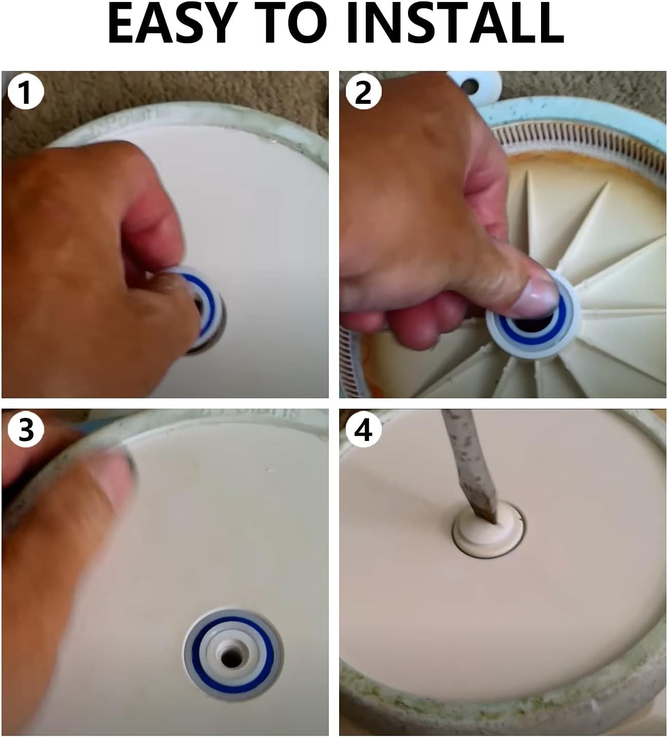C60 C-60 Ball Bearing Replacement or Pool Cleaner Wheels, Perectly Compatible with Polaris Pressure Pool Cleaners 180 and 280, Smooth Rotation and Sturdy Materials, 10 Pack - Image 5