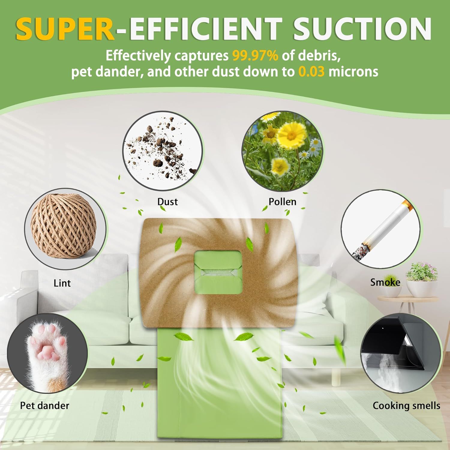 PKBB12DW Type BB Compact Canister Vacuum Bags Replacement or Oreck XL Buster B Canister Handheld Vacuum Cleaner BB180 BB280 BB850 BB870 BB900 BB1000 MV160 CC1600, 12 Pack - Image 4