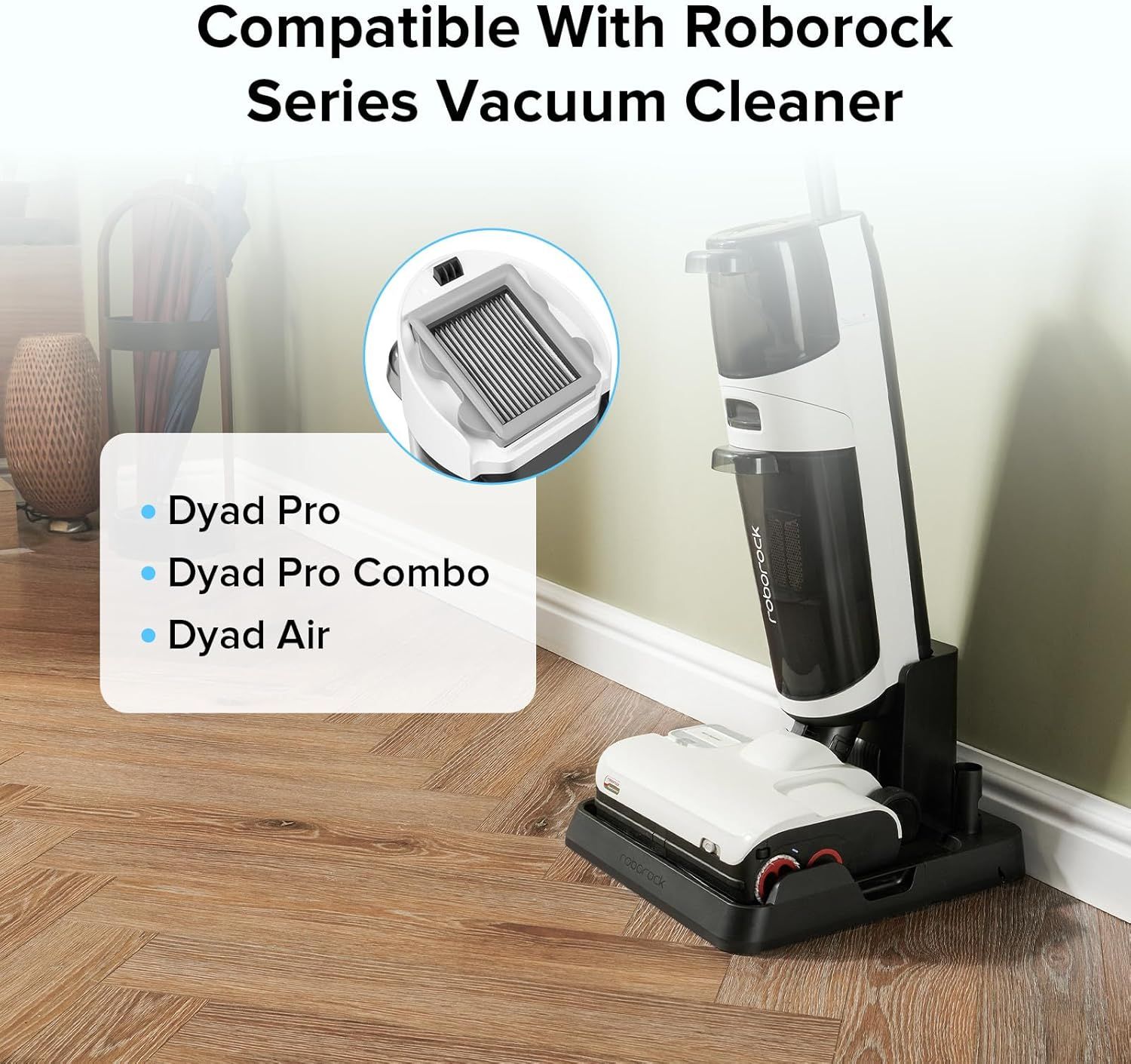 Washable ilter Replacement or Dyad Pro, Dyad Pro Combo, Dyad Air Cordless Wet Dry Vacuum Cleaner, Mop Vacuum Replacement ilter Parts Accessories - Image 7