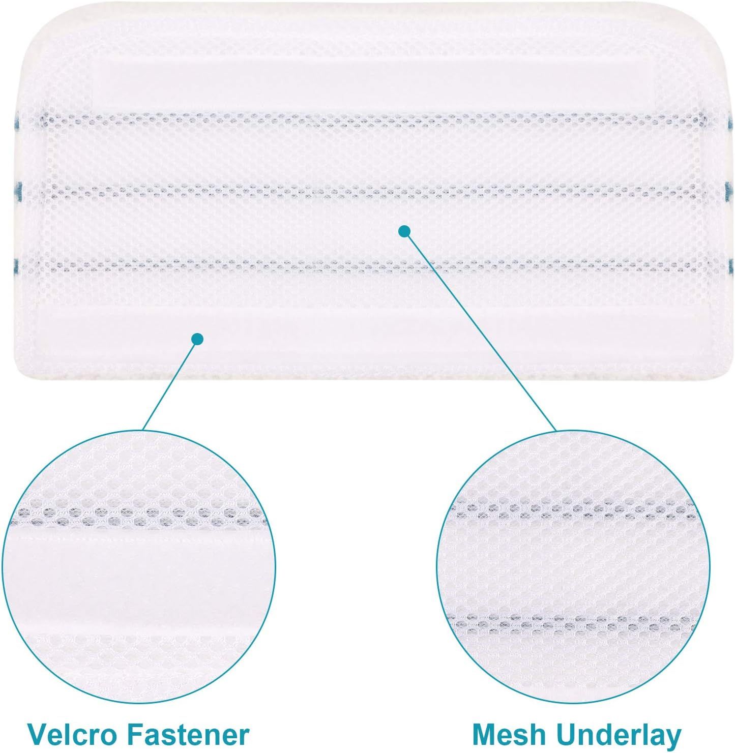 4 PCS Replacement Pads Accessories Compatible with Black+Decker Steam Mop SM1600, SM1610, SM1620, HSM13E1, HSMC1300X, HSMC1321, HSMC1321APB, HSMC1361SGP, BDH1855SM, BDH1760SM, SMP20 Mop Pads - Image 3