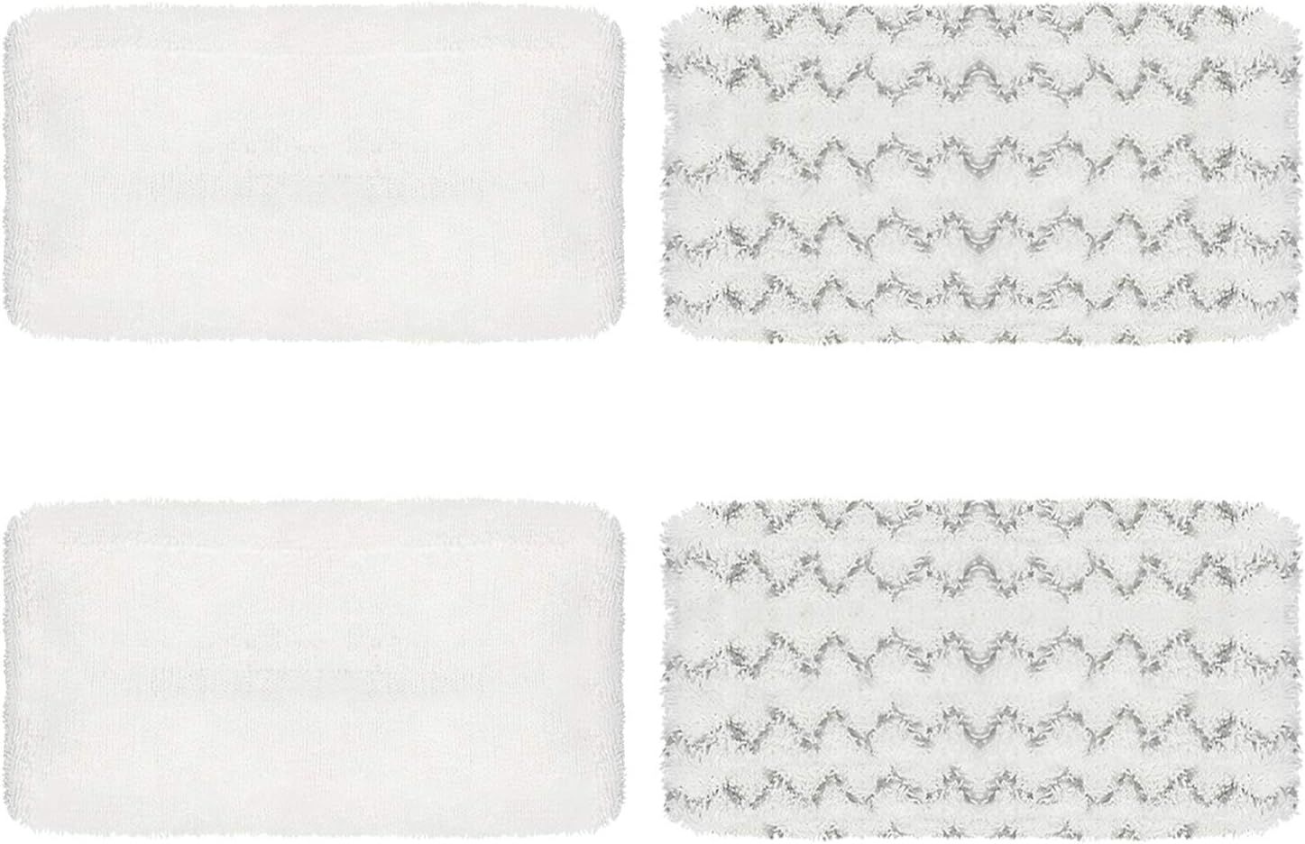 4 Pack Steam Mop Pads or Bissell Symphony 1252 1606670 1543 1652 1132 1530 11326 Vacuum and Steam Mop, Bissell 2747A Replacement Pads, Bissel Symphony Pet Mop Pads, Microiber Washable & Reusable - Image 1