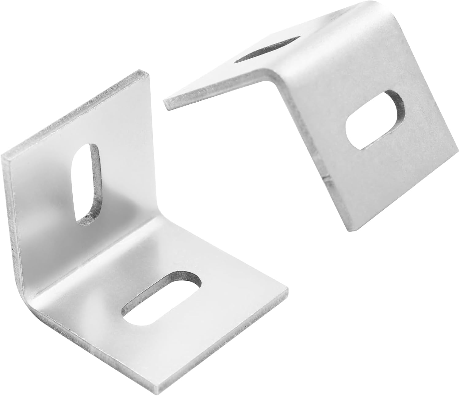 Biaungdo 20 Pcs Heavy Duty Table Top Fasteners, Silver Z Clips Fastener Connector, Adjustable Corner Braces Right Angle L Brackets for Table Tops, Shelves, Desk, Chairs, Repairing Furniture - Image 3