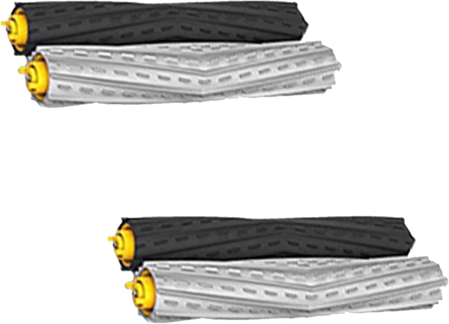 2 Sets Extractor Roller Brush Replacement Parts Compatible with iRobot Roomba 800 900 Series 805 860 870 880 890 960 961 980 981 985 Vacuum Accessories - Image 1