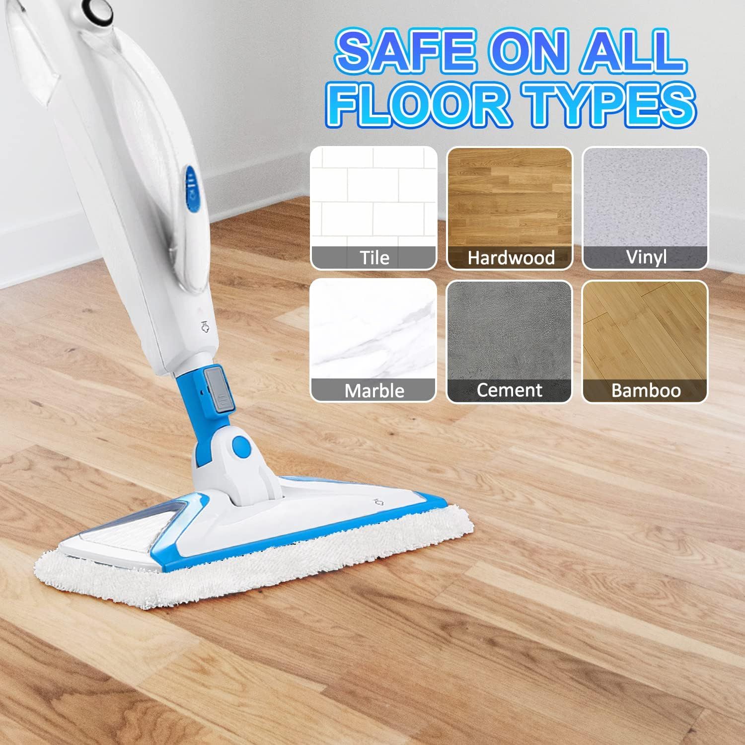 Steam Mop Replacement Pads Compatible with Bissell Powerresh Mop Pads or Bissell 1940 1806 1544 1440 2075 2685 2814 Series Mops Resuable loor Steamer Mop Pad Reills or Dry & Wet Cleaning, 4 Pack - Image 6