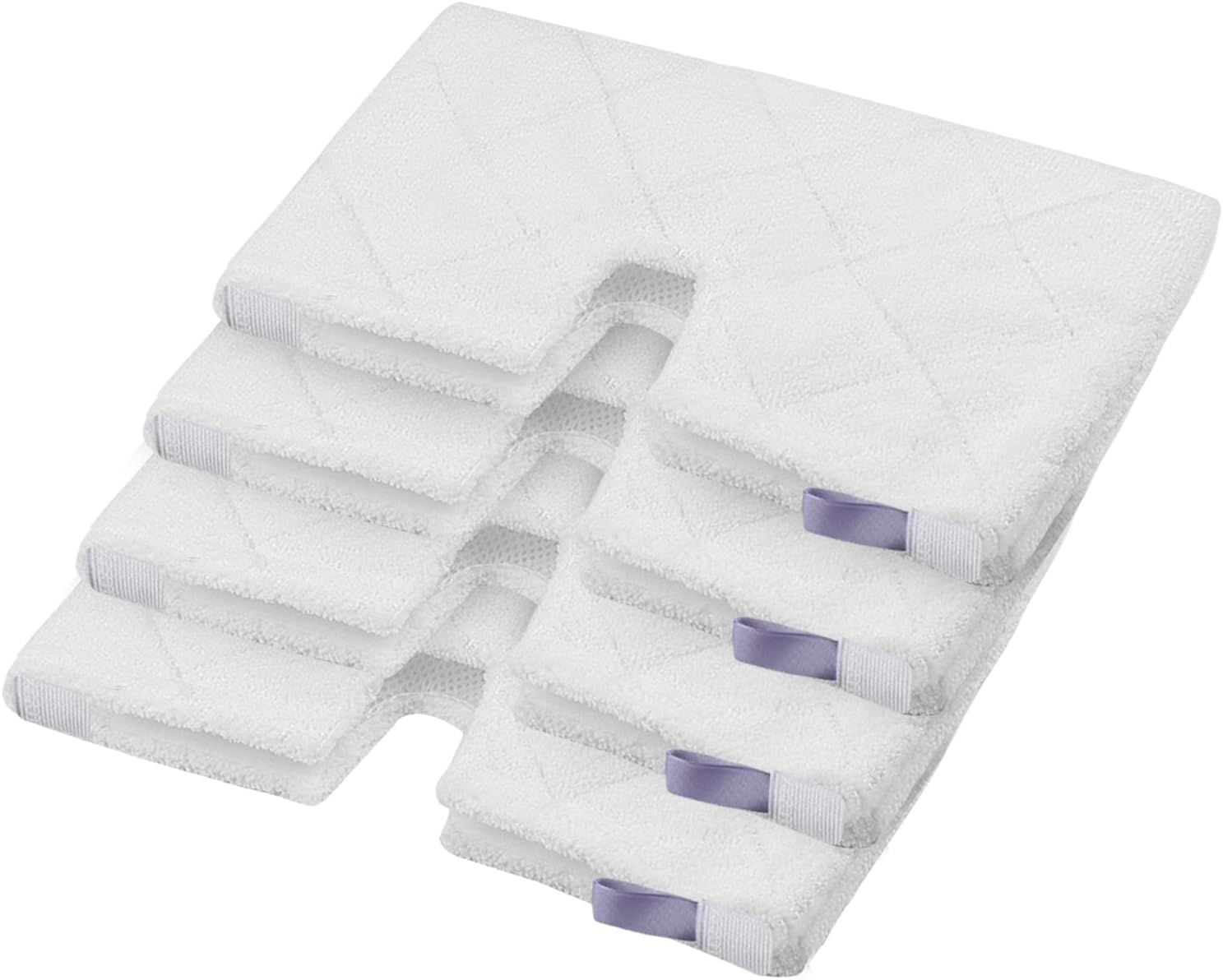 S3501 S3601 Steam Mop Replacement Pads Compatible with Shark Steam Pocket Mop, Vacmop Replacement Pads or Shark Steamer Pads S3500 Series S3501 S3601 S3550 S3601D S3901 S3801 S3801CO, White - Image 1