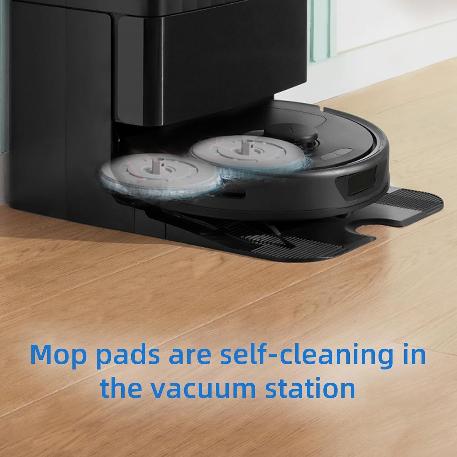 8 Pack Mop Pads or  QV 35A/Saros 10R/Q Revo/Qrevo S/Qrevo Pro/Qrevo Plus/Qrevo Master/Qrevo Slim/Qrevo Curv/Qrevo Edge Robot Vacuum Cleaner, Spin Cleaning Pads Replacement Accessories Set - Image 7