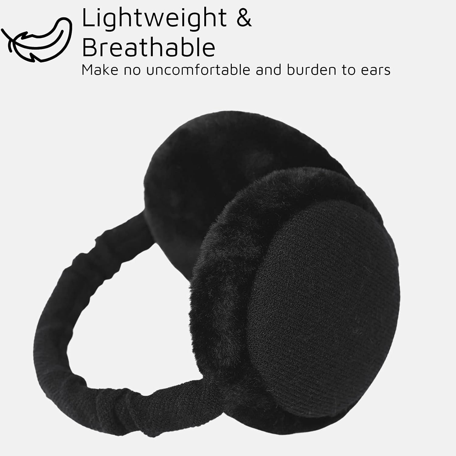 Premium Earmus or Women Winter oldable & Adjustable Ear Warmers Thermal Ear Covers - Image 6