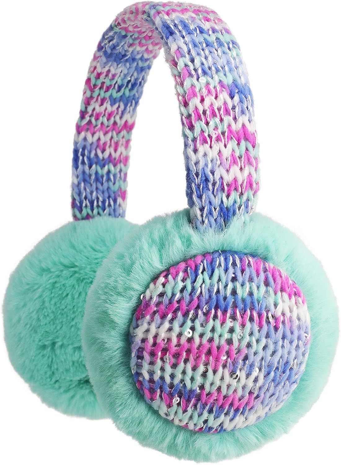 Kids Knit Earmus Winter Outdoor urry Ear Warmers or Boys Girls rom Toddler to Big Kids - Image 1