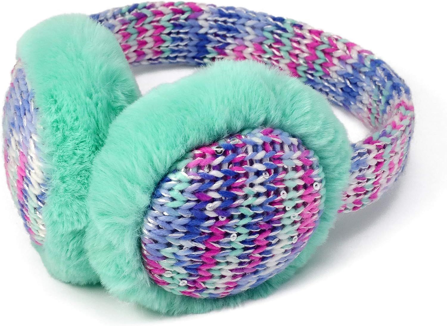 Kids Knit Earmus Winter Outdoor urry Ear Warmers or Boys Girls rom Toddler to Big Kids - Image 7