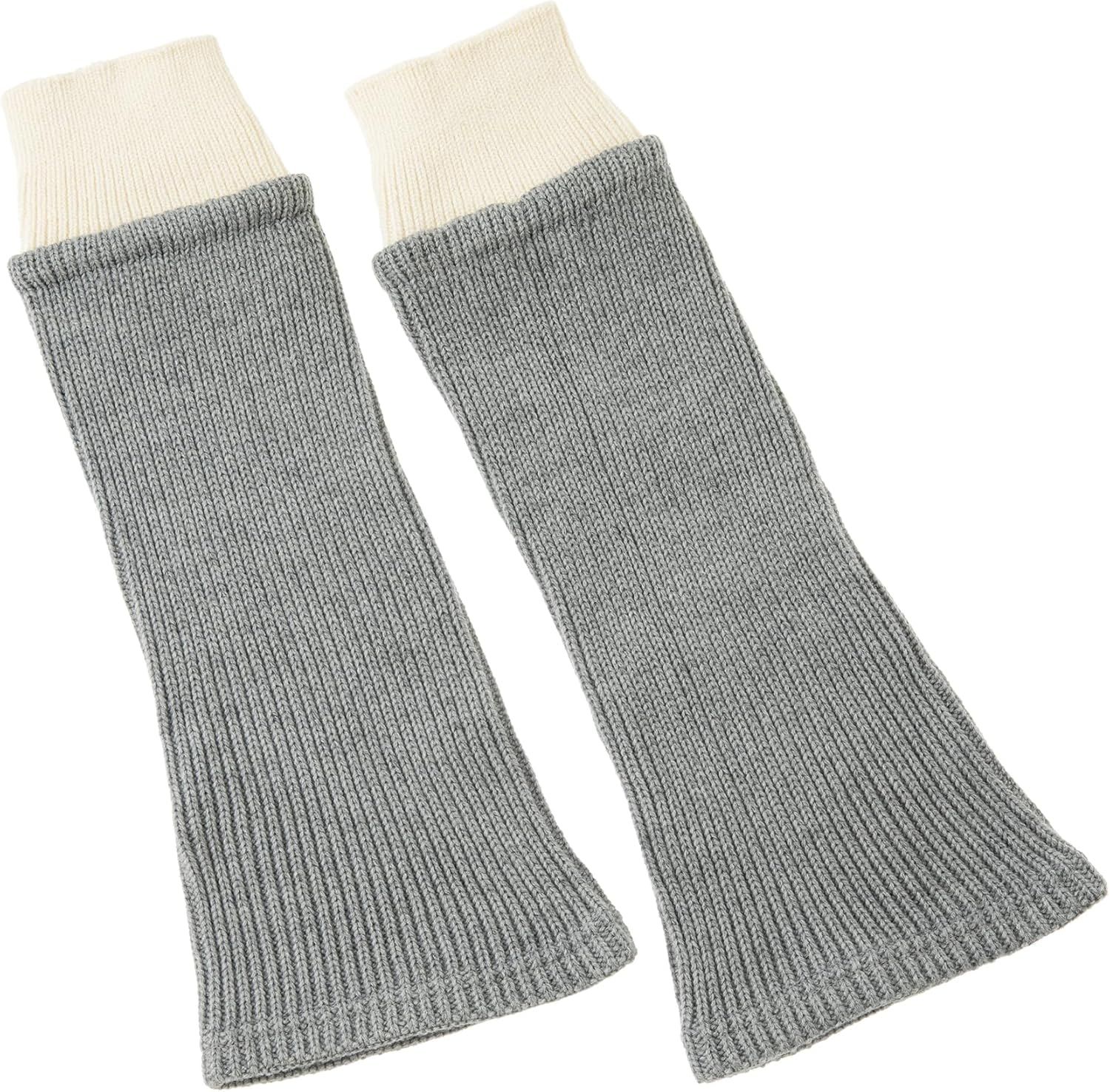 Women's Leg Warmers Wool Blend, Leg Warmers or Girls, Ribbed Knit Thermal Ankle Warmers and Boot Cus or Winter - Image 6