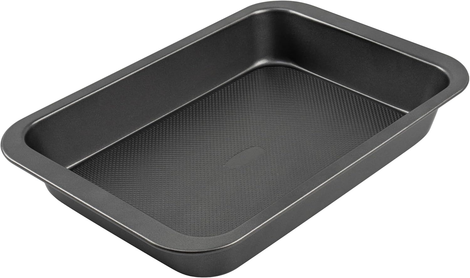 Cake Pan, Nonstick Baking Pan or Cake, Bread, Brownie or Lasagna, Heavy Duty Baking Dish with Diamond Texture Pattern and Wide Grips - Image 1