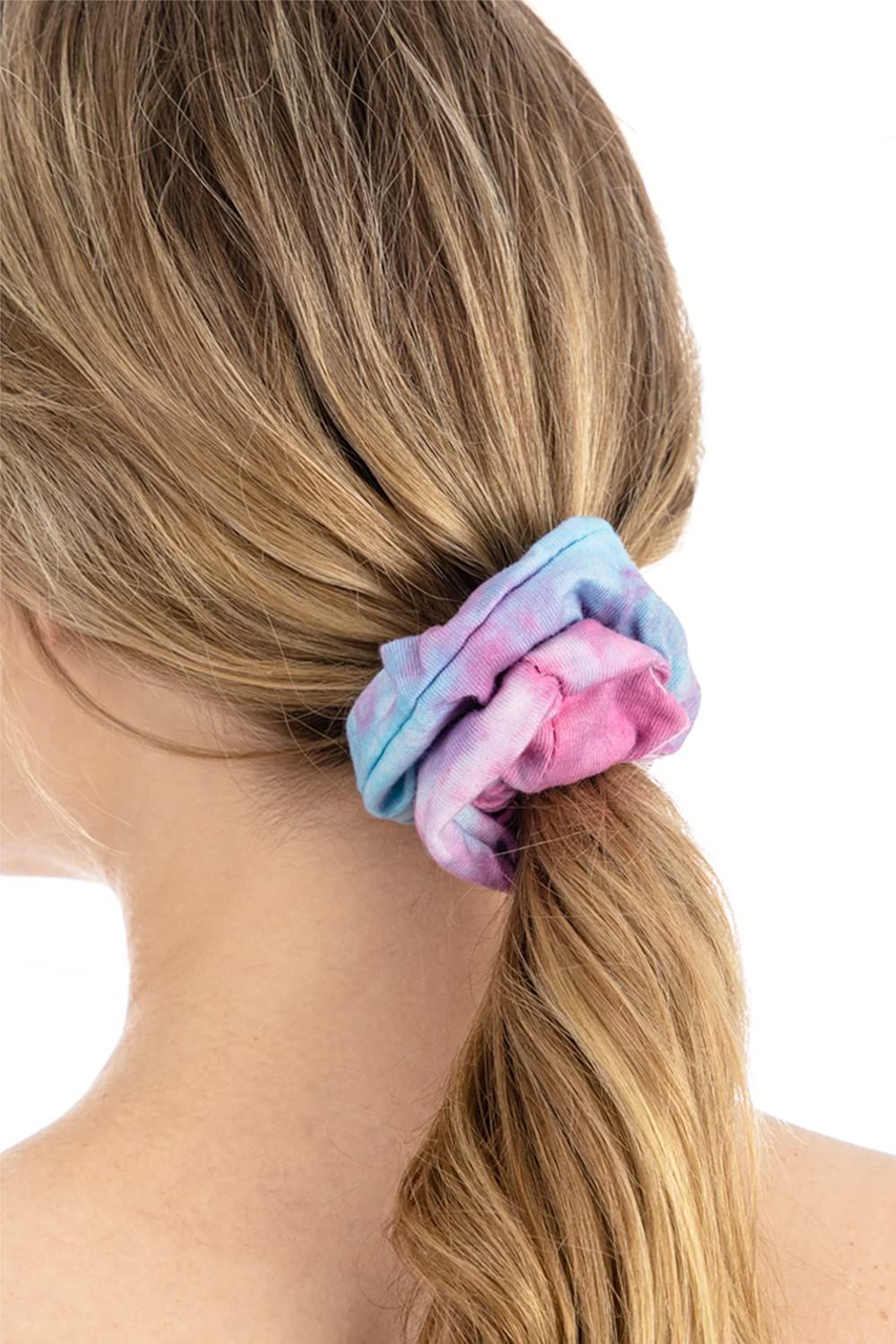White Scrunchies or Tie Dye, DIY Cotton Bow Scrunchies, Headbands, 3 Kinds o Party Activities Hair Accessories or Girls and Women, 20 Pieces - Image 6