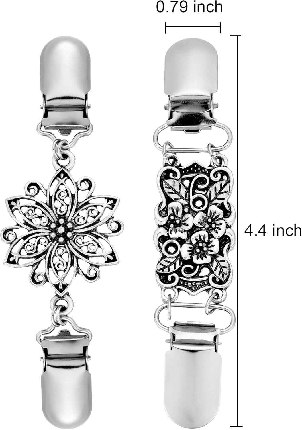 2 Pieces Retro Dresses Shirt Cinch Clips or Women Sweater Shawl Waist Clips or Cardigan Clothing - Image 3