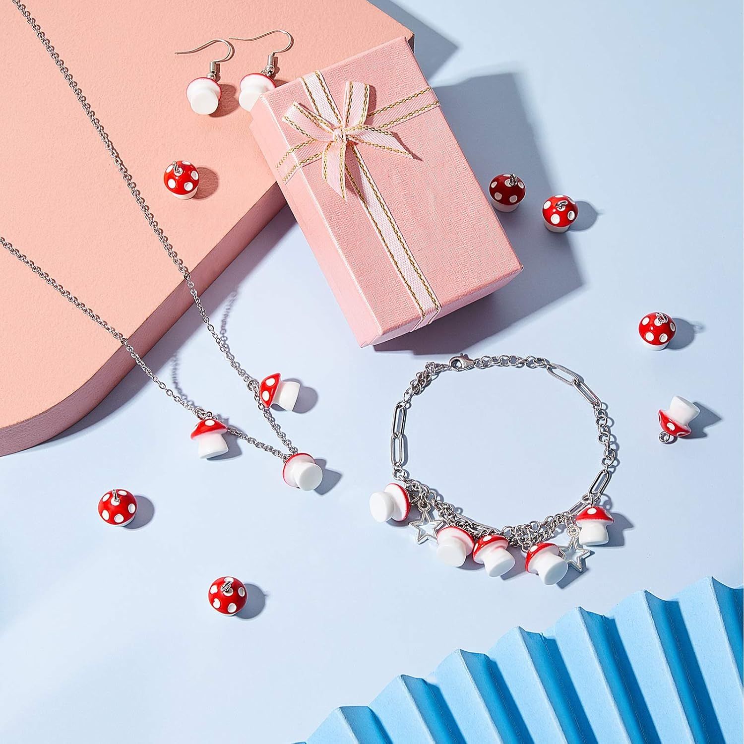 50 Pieces Resin Charm Pendant Jewelry inding Charm DIY Decor Making Resin or Women Bracelet Necklace Earrings Keychain Crat - Image 7