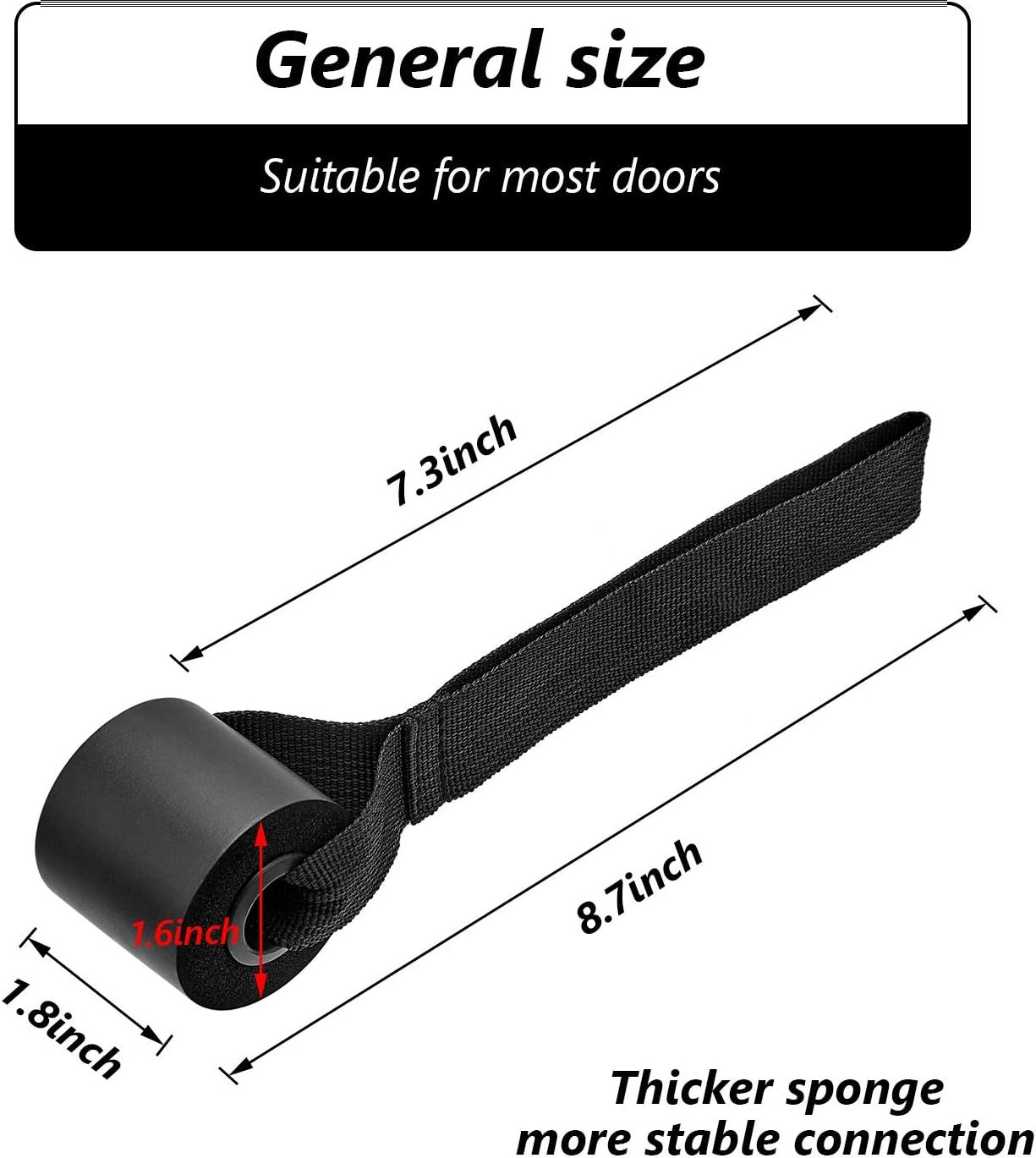 4 Pieces Door Resistance Bands Cable Door oam Exercise Training Strap or Workout itness - Image 2