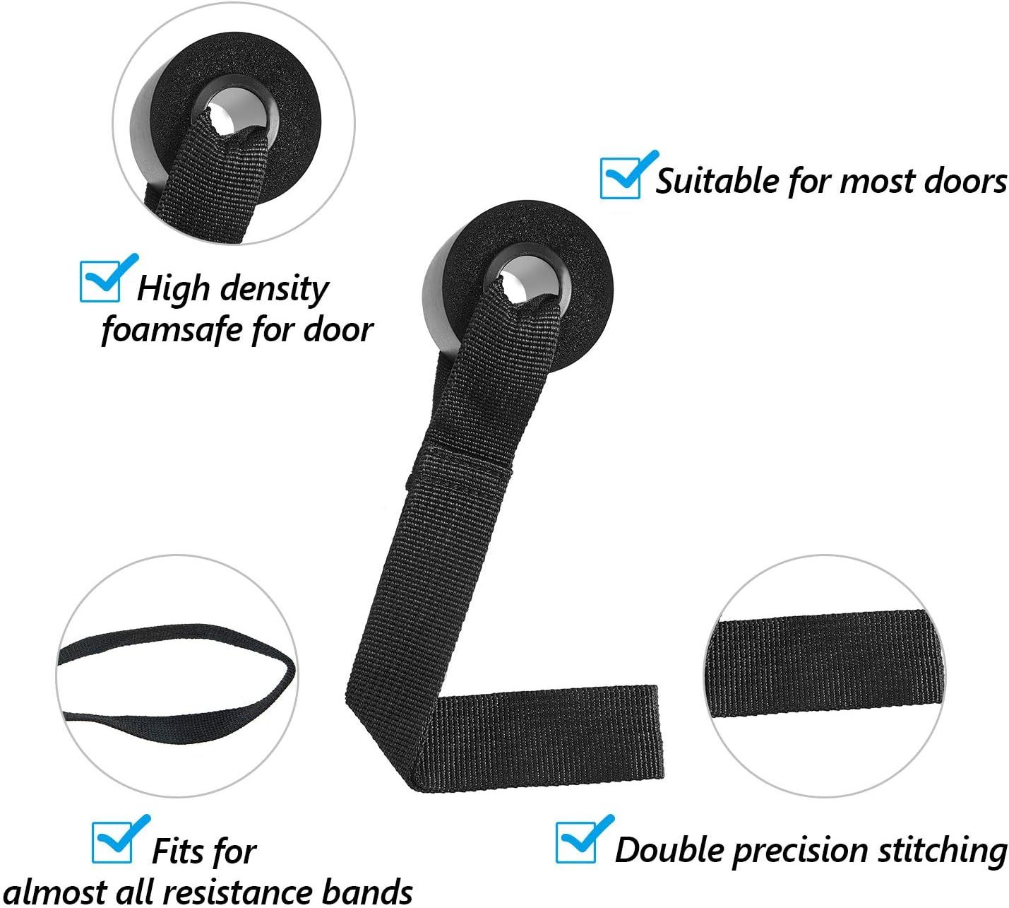 4 Pieces Door Resistance Bands Cable Door oam Exercise Training Strap or Workout itness - Image 4