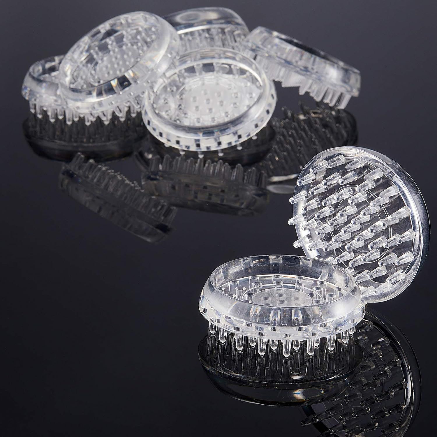 8 Pieces Carpet Protectors Spiked Caster Cups Round urniture Caster Cups Spiked Carpet or urniture Legs, Soas, Tables, Chairs - Image 7